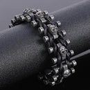 Skelet Biker's Armband