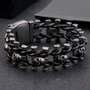 Skelet Biker's Armband