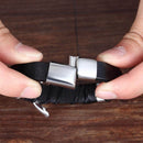Faith Leren Kruis Armband