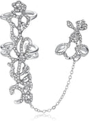 Meerdere Vinger Stack Knokkel Band Crystal Ring